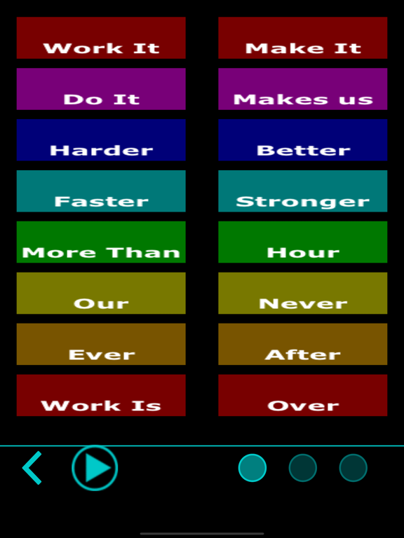 Capturas de tela do iDaft Jamming iPad 