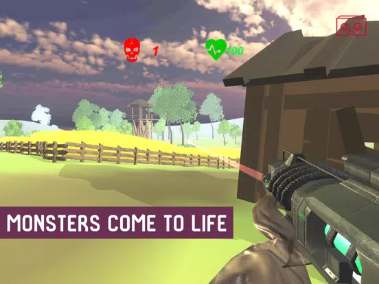 Creepy Clown Zombie Slayer VR iPad 应用截图