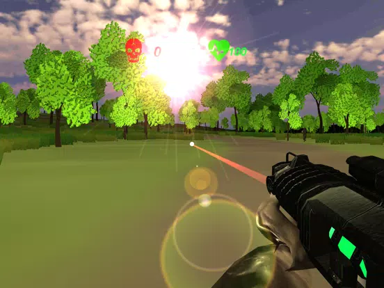 Creepy Clown Zombie Slayer VR iPad 应用截图