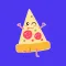 Pizza Slice Foodie Stickers