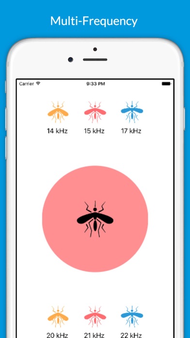 Anti Mosquito - multi-frequency sonic repeller Screenshots