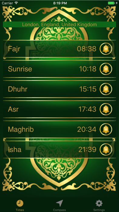 Muslim Prayer Adhan Times Screenshots