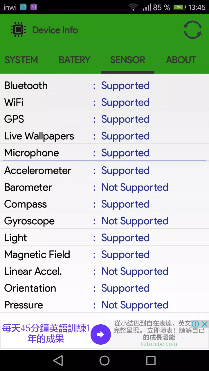 CPU Alpha (Device info) Screenshots