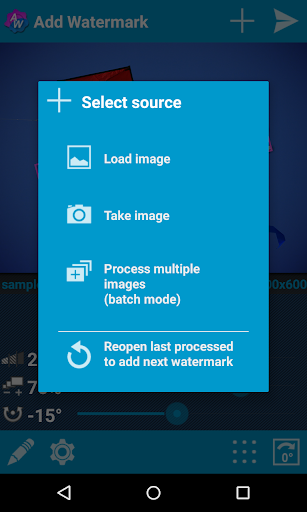 Add Watermark Screenshots