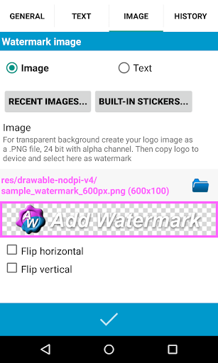 Add Watermark Screenshots