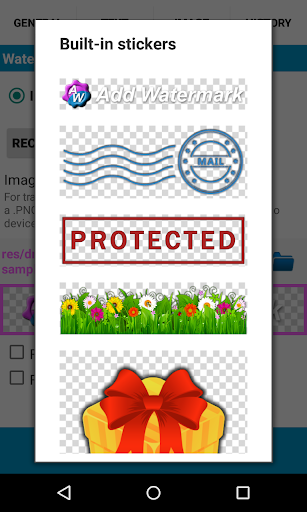 Add Watermark Screenshots
