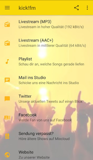 kick!fm Screenshots