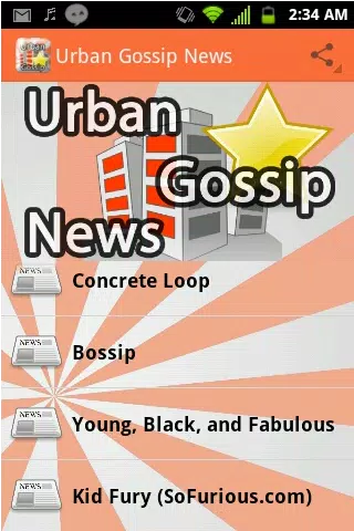 Urban Gossip News Screenshots