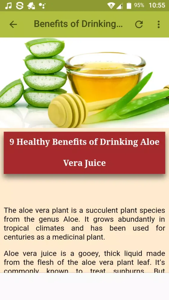 Uses & Benefits of Aloe Vera Screenshots