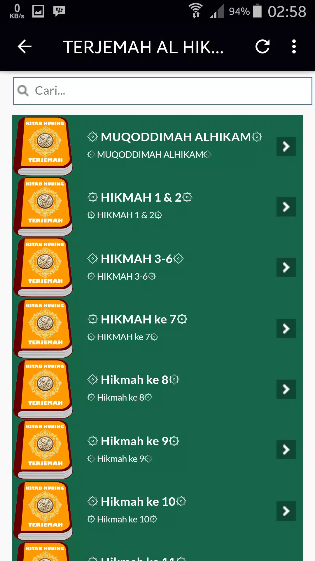 Kitab Kuning Terjemah Indonesia Screenshots