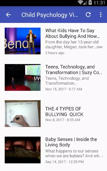 Child psychologist Screenshots