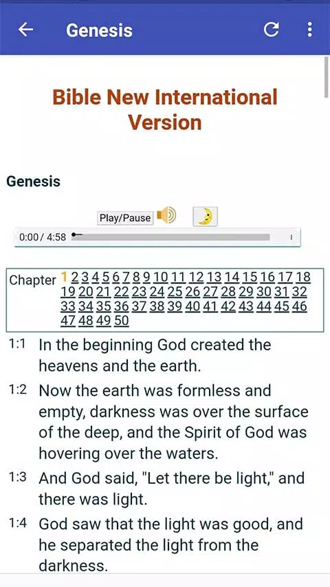 NIV BIBLE apps: audio and book Screenshots