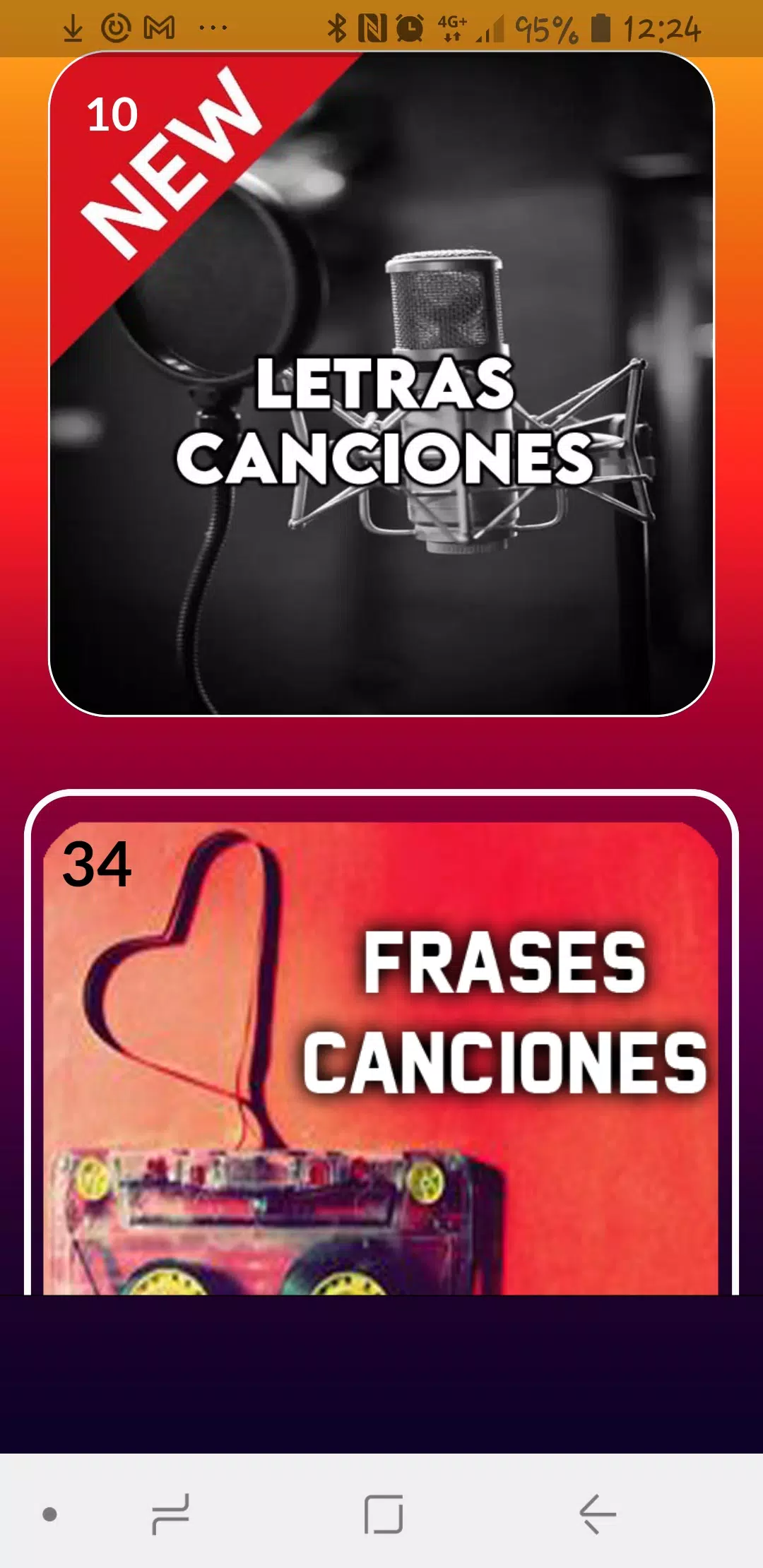CANCIONES CON FRASES CITADAS Screenshots