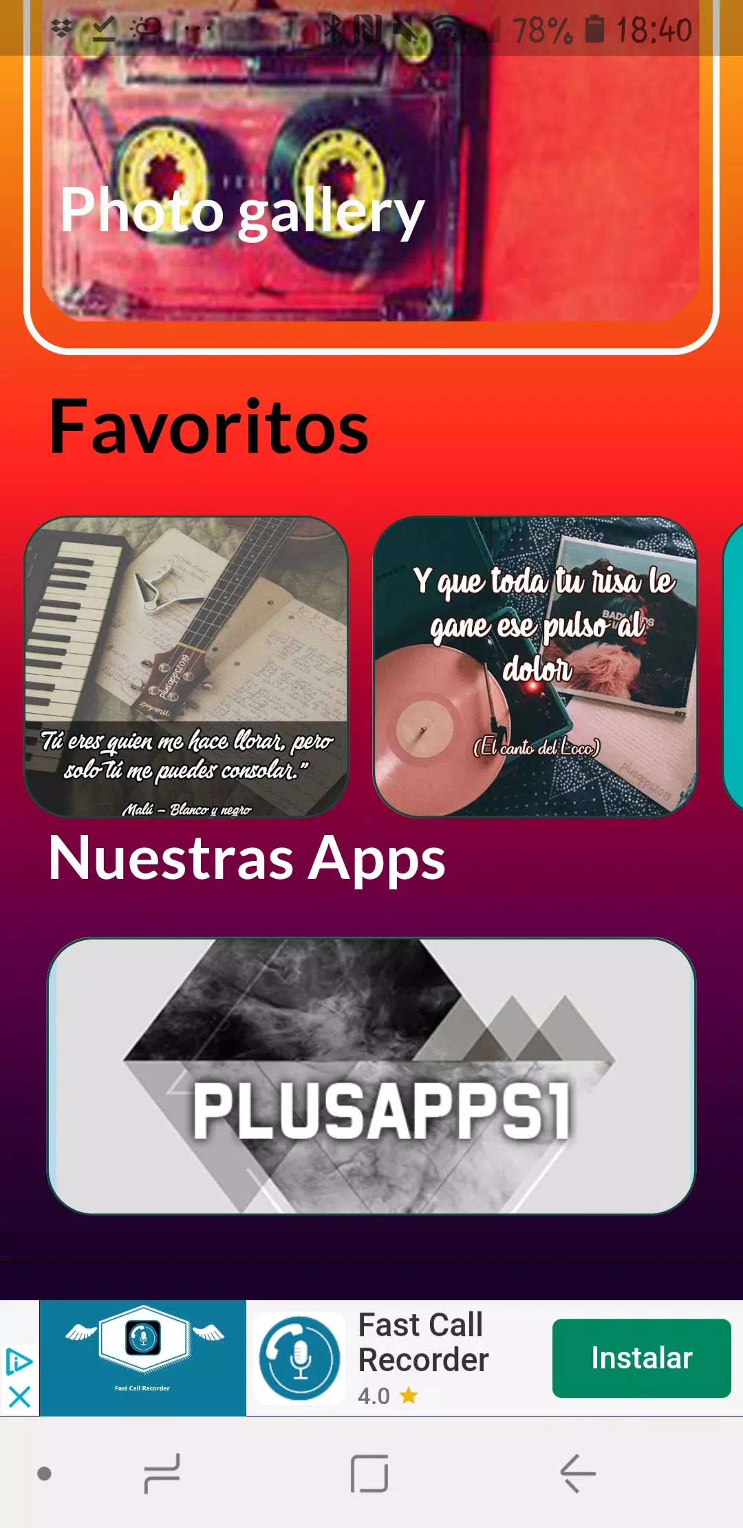 CANCIONES CON FRASES CITADAS Screenshots