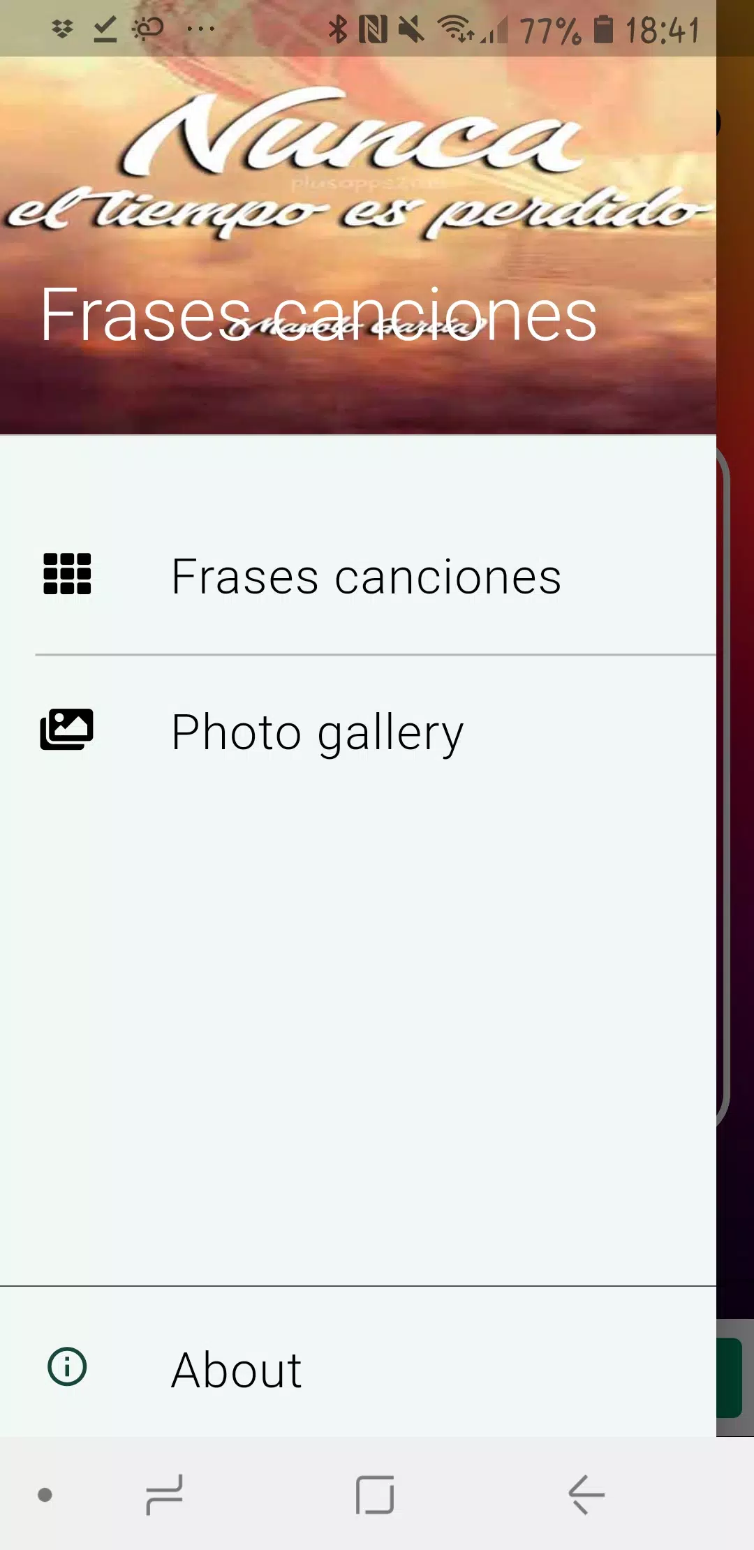 CANCIONES CON FRASES CITADAS Screenshots