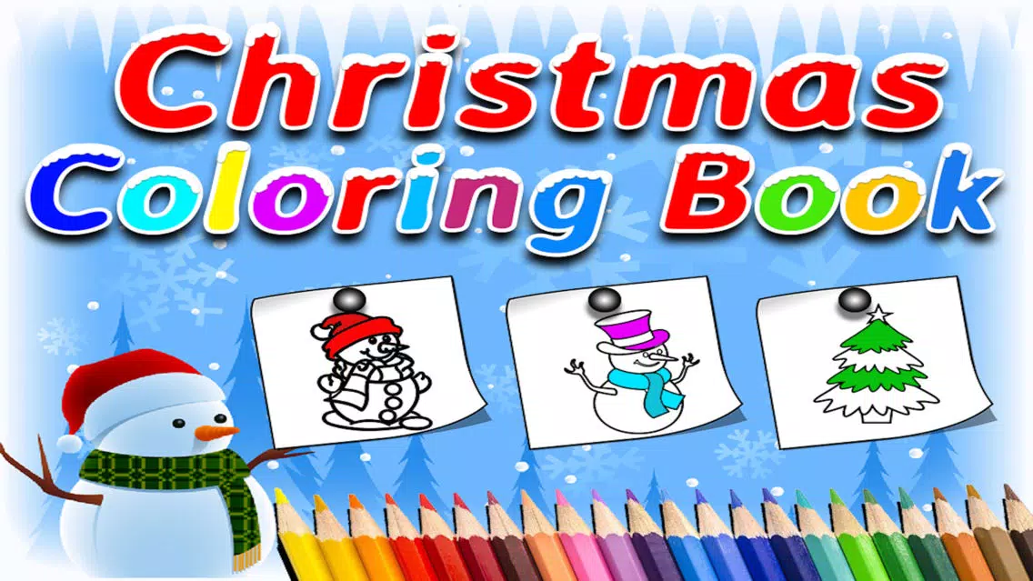 Christmas Coloring Book - Finger Paint Screenshots