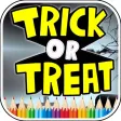 Trick Or Treat Coloring Book - Halloween Game