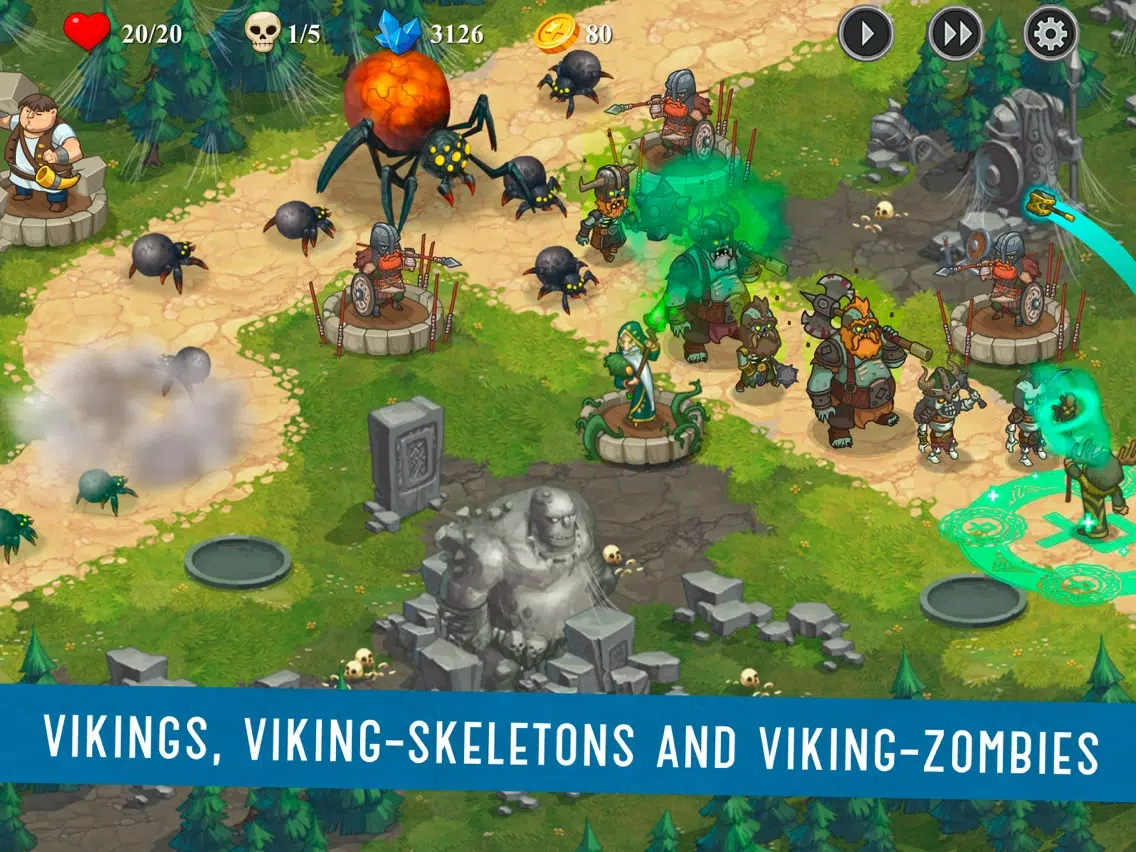 Capturas de tela do Vikings Offline iPad 