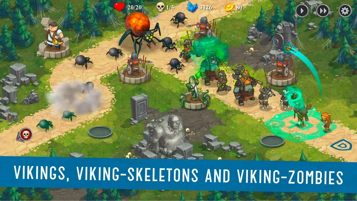 Capturas de tela do Vikings Offline