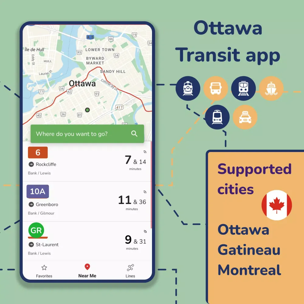 Ottawa Transit Screenshots