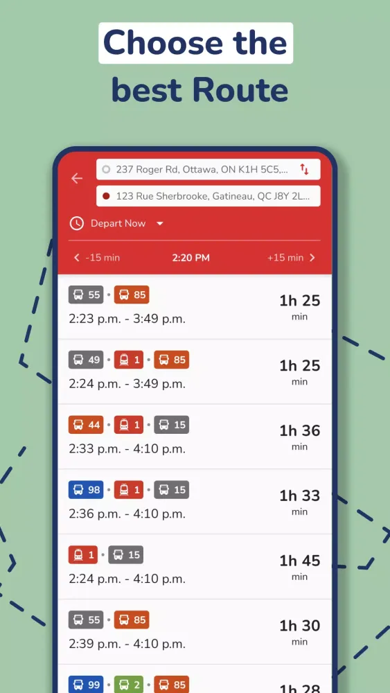 Ottawa Transit Screenshots