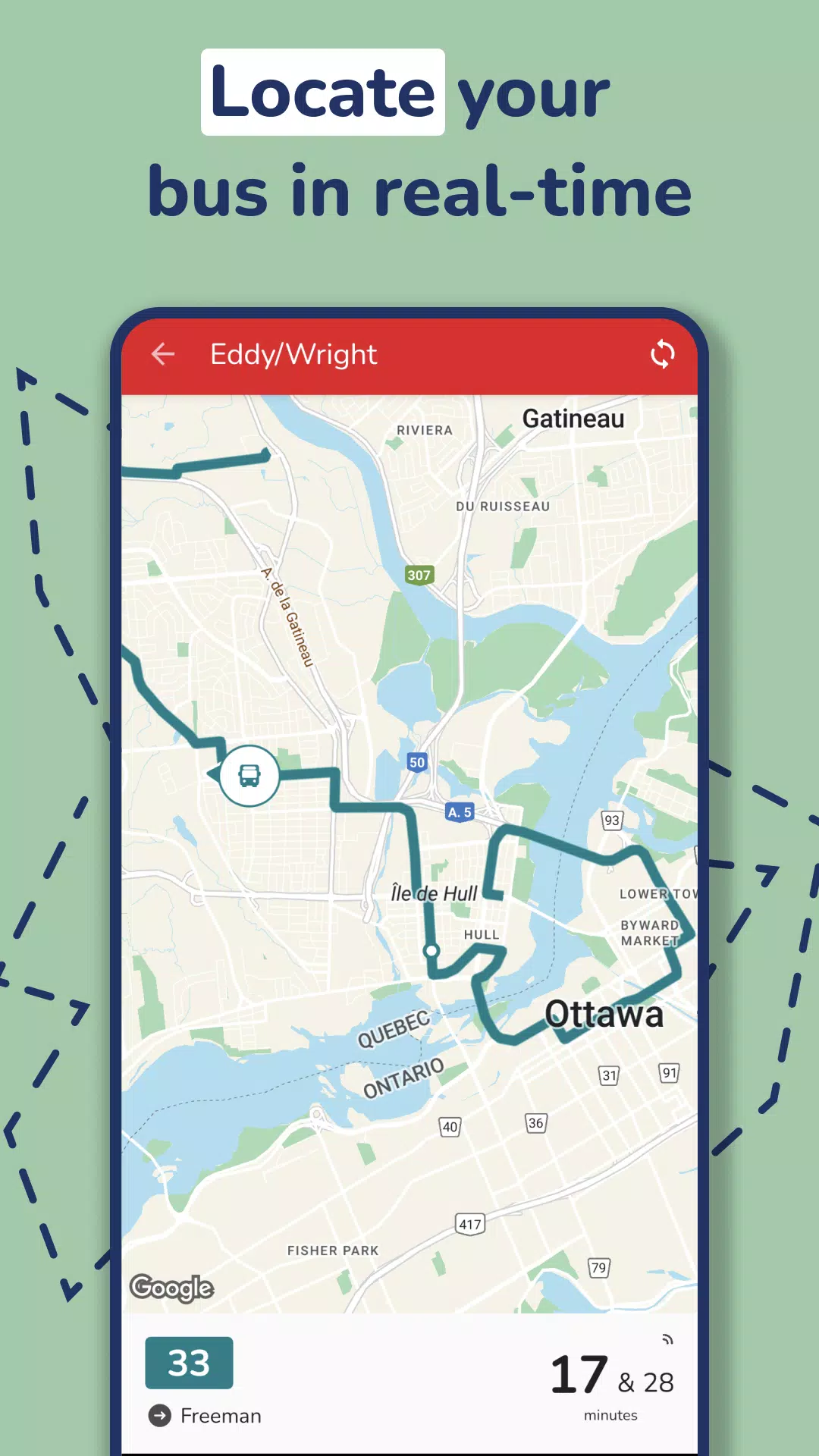 Скриншоты Ottawa Transit