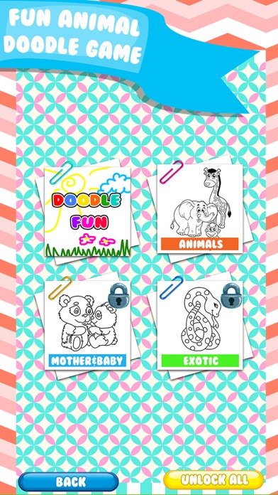 Kids Doodle & Animal Coloring Draw Book - play my pet paint pad and color drawing farm games for the preschool kids Screenshots