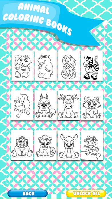 Kids Doodle & Animal Coloring Draw Book - play my pet paint pad and color drawing farm games for the preschool kids Screenshots