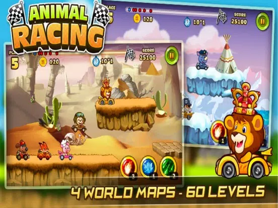 Zrzuty ekranu super animal run iPad 