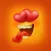 Stickers Cartoon 3D Emoji Love