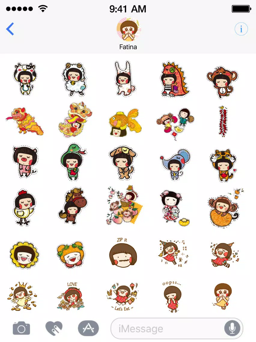 Chocolate Rain Stickers iPad Screenshots