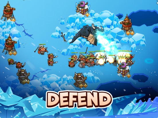 ภาพหน้าจอของ Crazy Defense Heroes: RPG TD iPad 