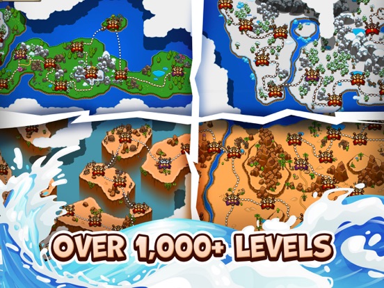 ภาพหน้าจอของ Crazy Defense Heroes: RPG TD iPad 