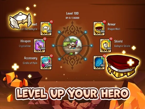 Crazy Defense Heroes: RPG TD iPad Screenshots