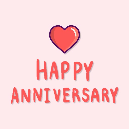 Anniversary Stickers - Wishes Anniversary Stickers - Wishes