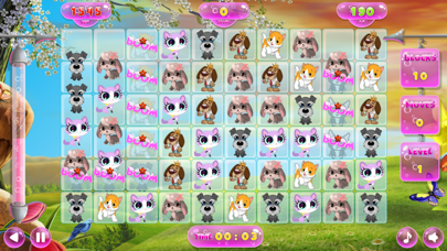 Tangkapan layar Cute Cat and Dog Match Animals
