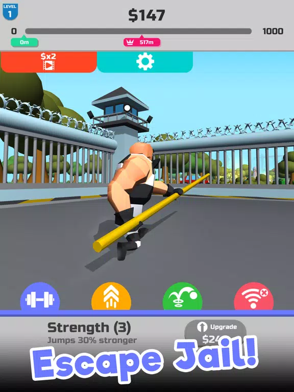 Mr Pole Vault: Escape Plan iPad 应用截图