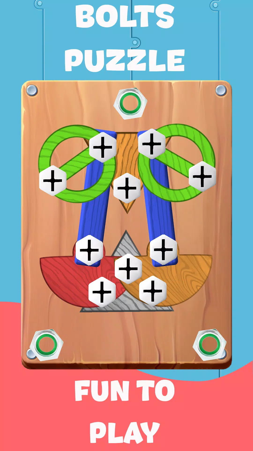 Screw Wood Nuts & Bolts Puzzle Screenshots
