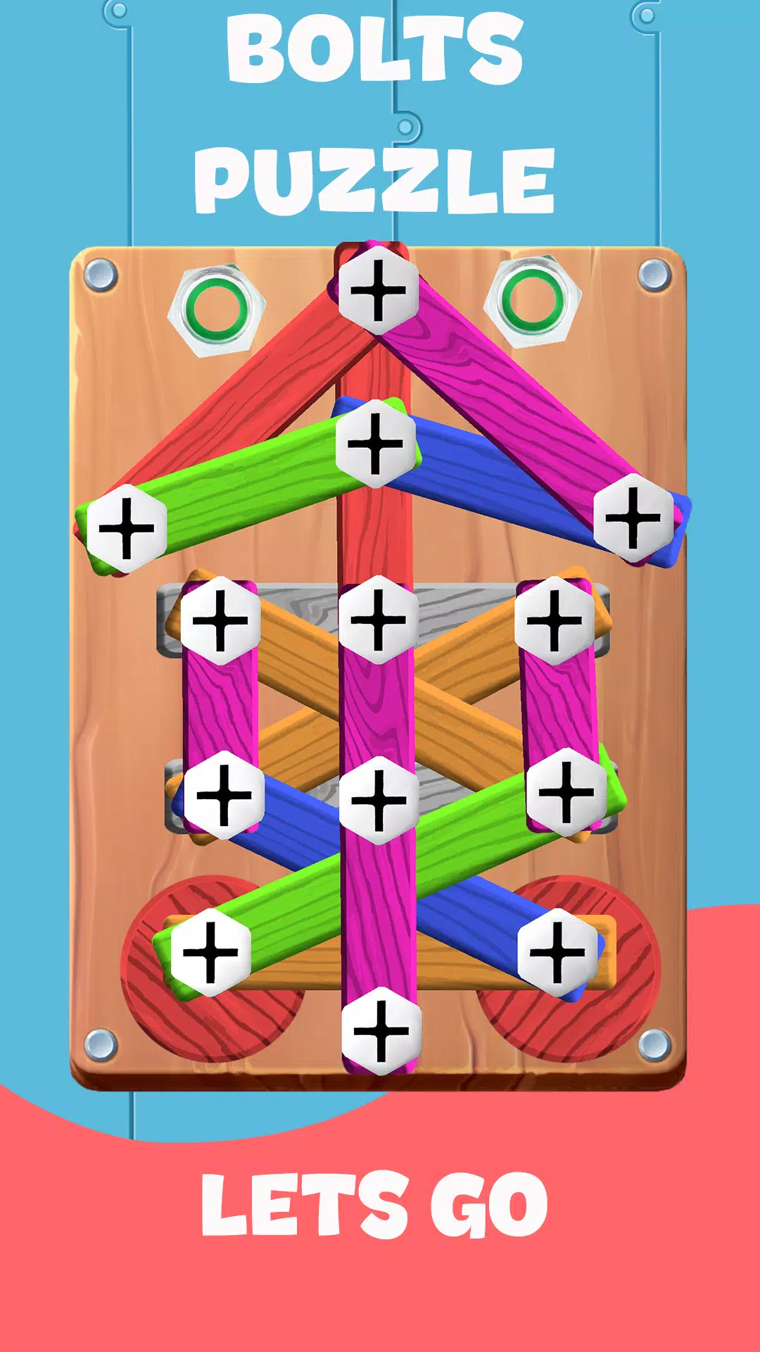 Screw Wood Nuts & Bolts Puzzle Screenshots