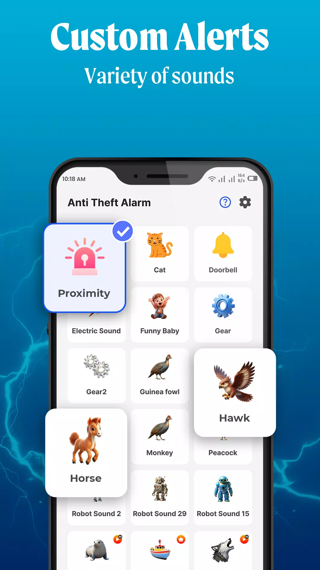 Anti Theft Phone Alarm Screenshots