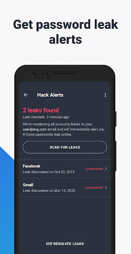 AVG AntiVirus & Security Screenshots