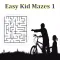 Easy Kid Mazes 1