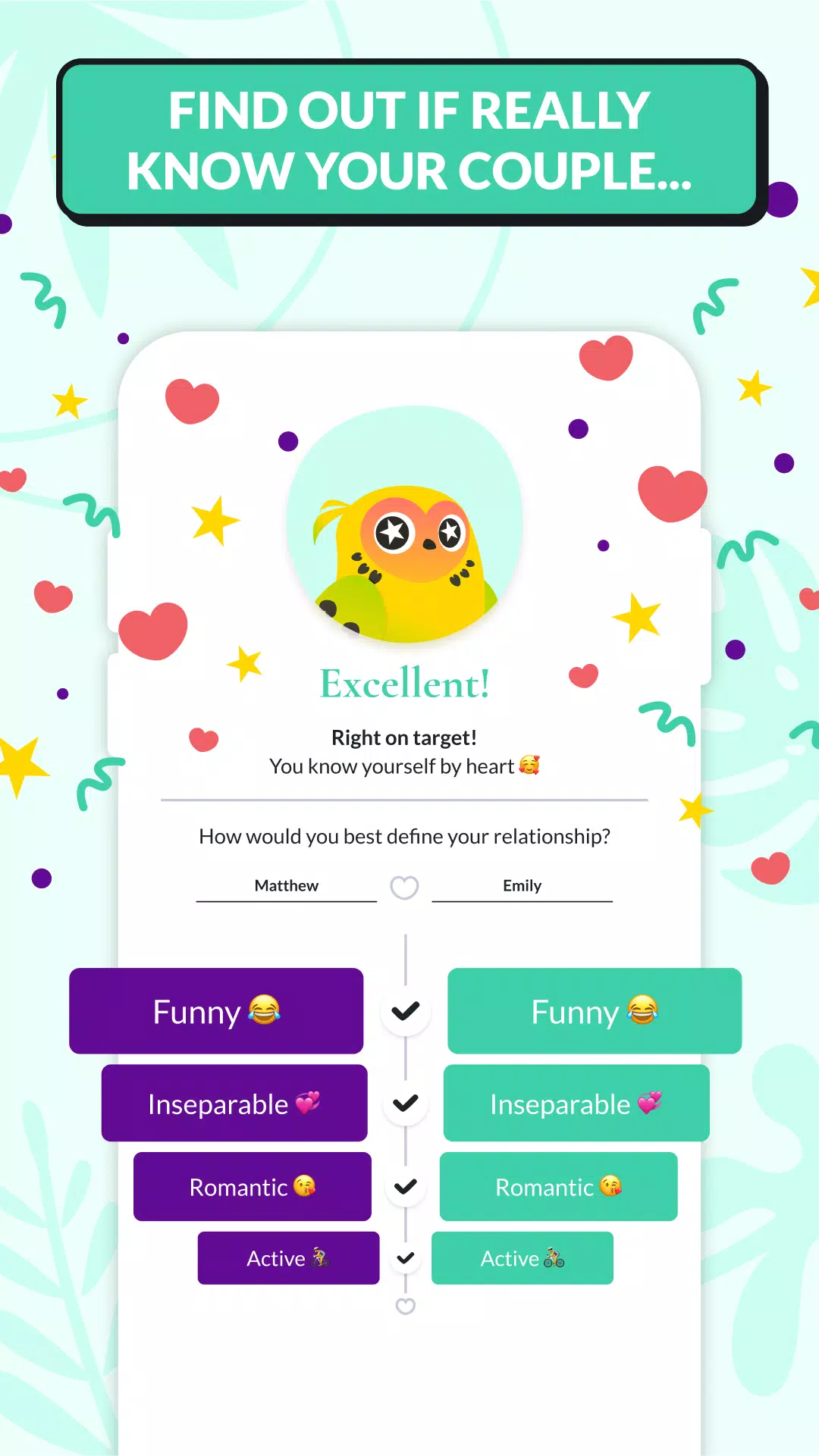 Love Tester Game - LovBirdz Screenshots