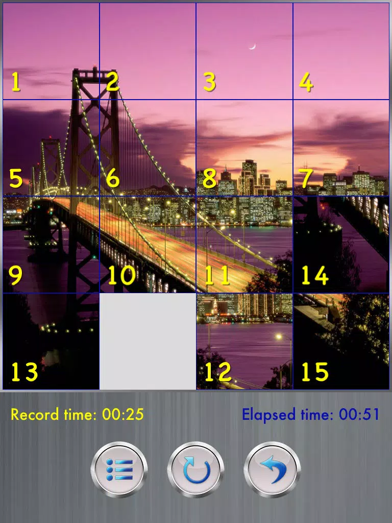 15 Puzzle - Top Destinations HD Free iPad 應用截圖