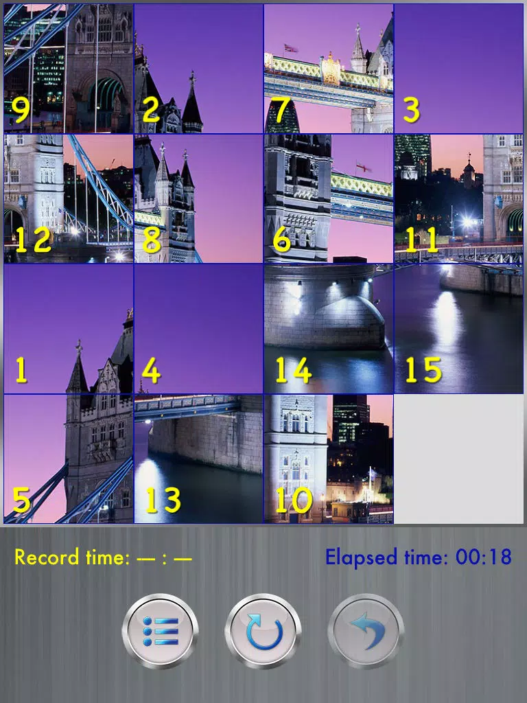 15 Puzzle - Top Destinations HD Free iPad 應用截圖