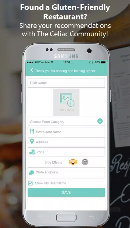 Gluten Free Restaurants Guide Screenshots