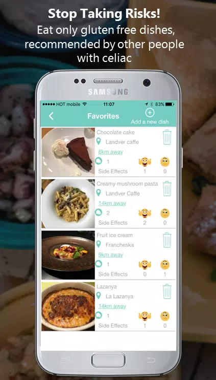 Gluten Free Restaurants Guide Screenshots