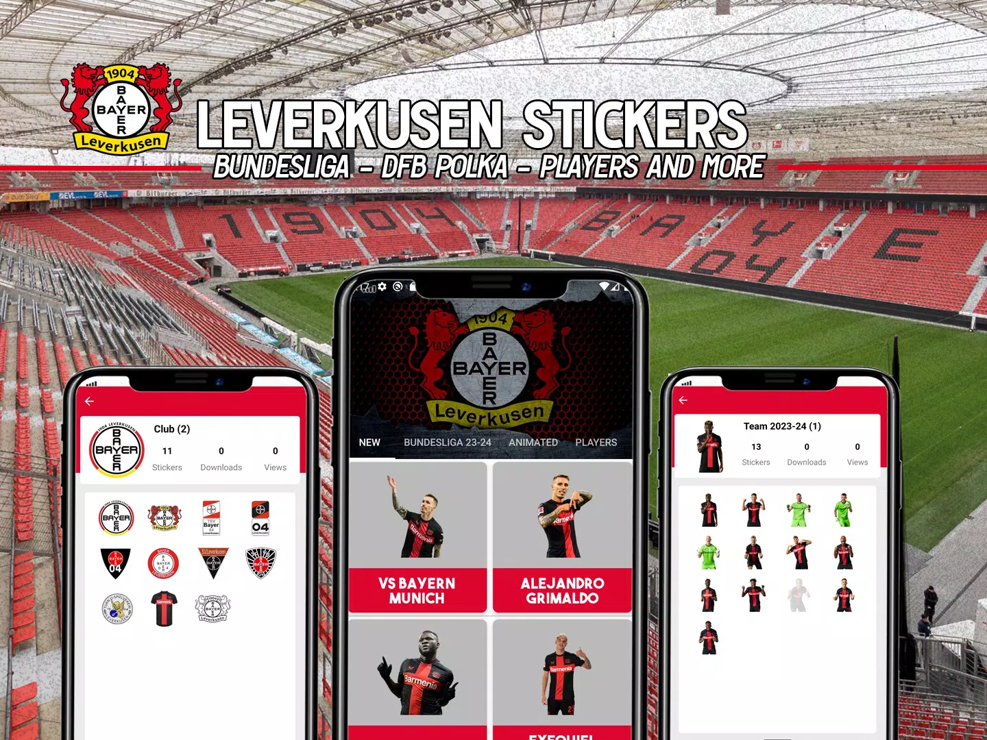 Leverkusen Stickers Screenshots