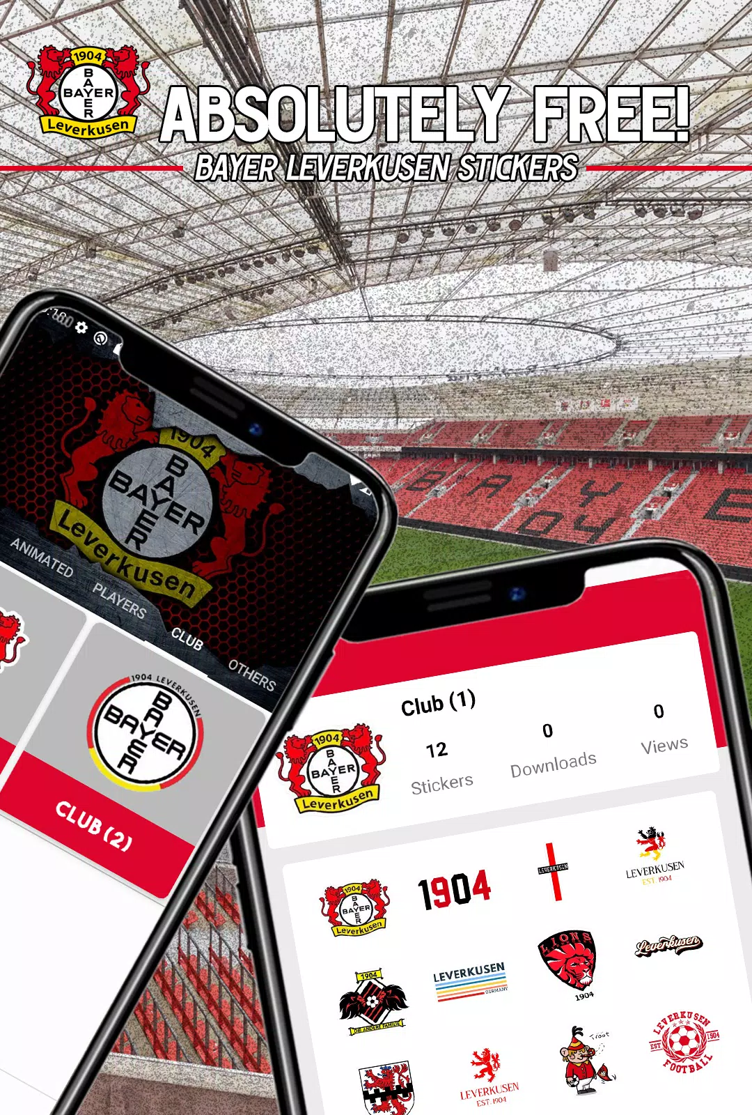 Leverkusen Stickers Screenshots