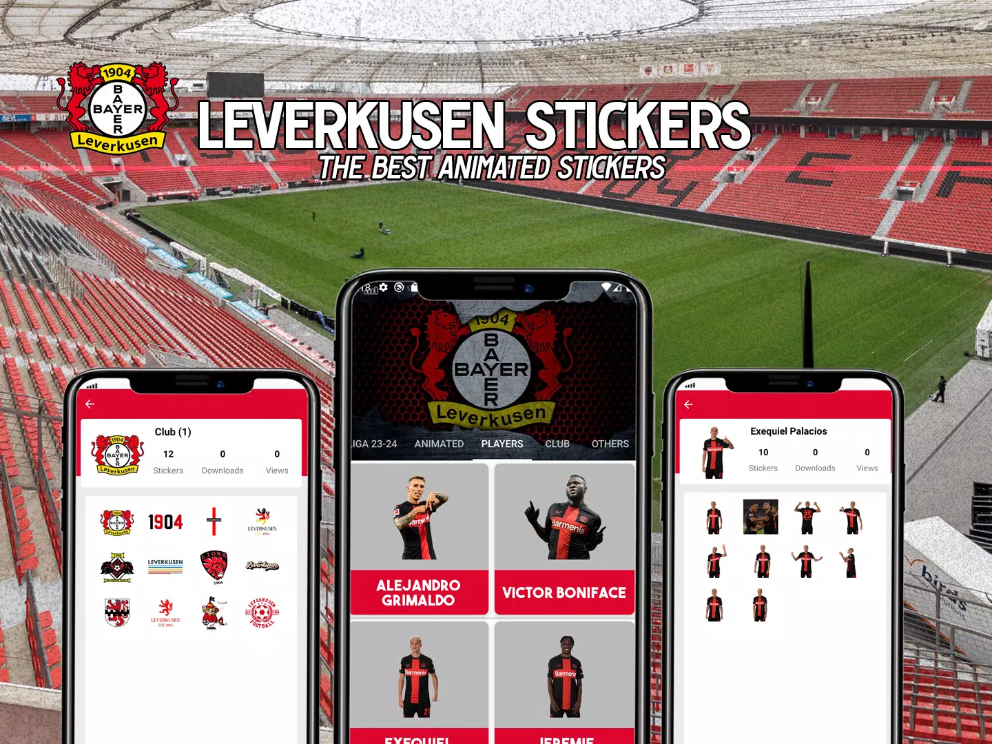Leverkusen Stickers Screenshots